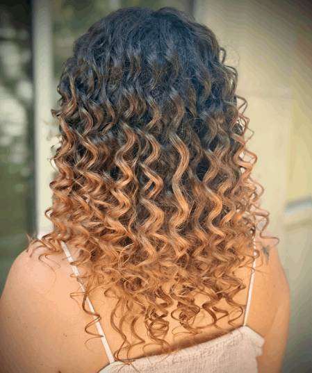 Long bright blonde hair by Sonias
