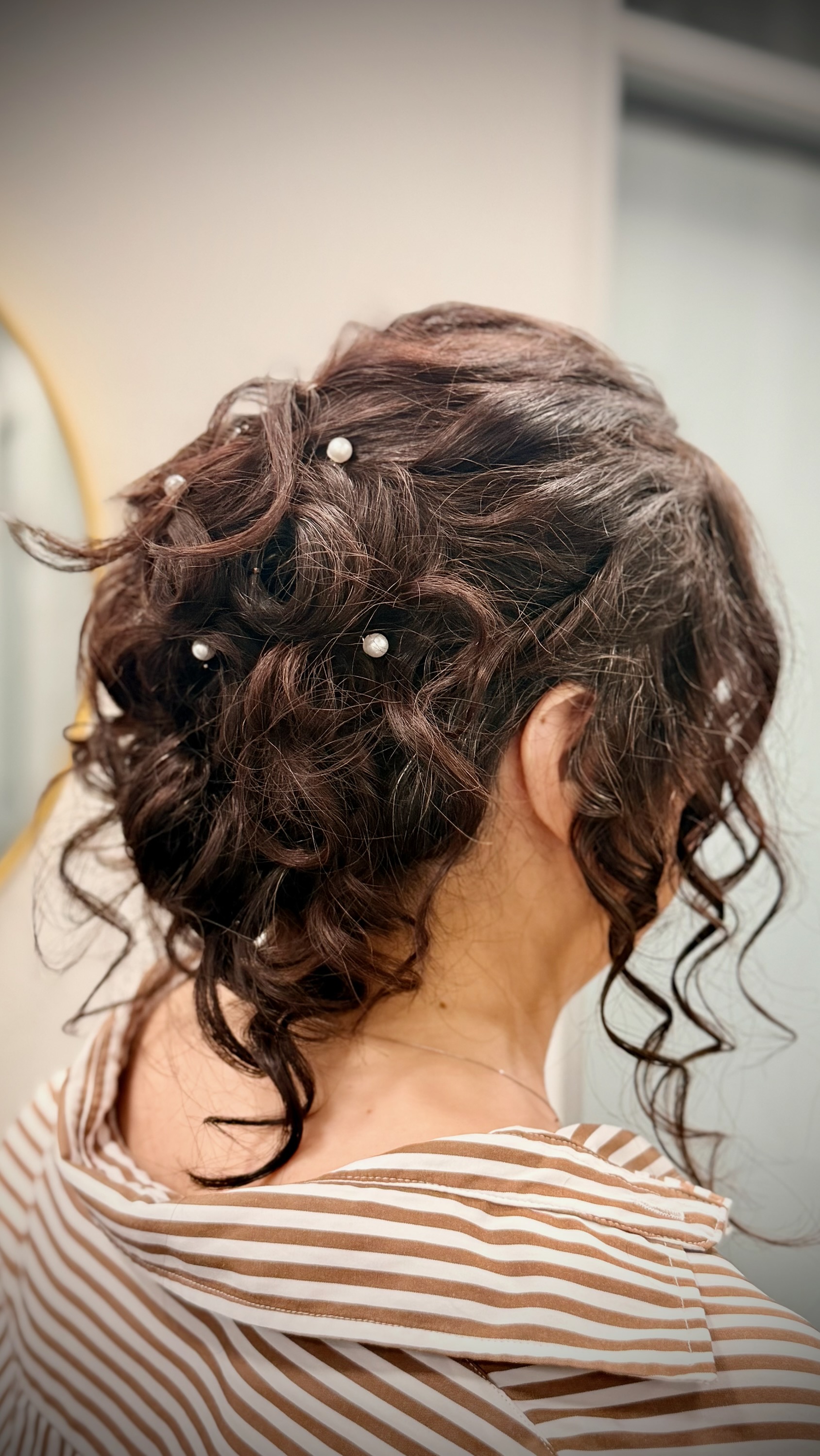 Elegant formal updo hairstyle